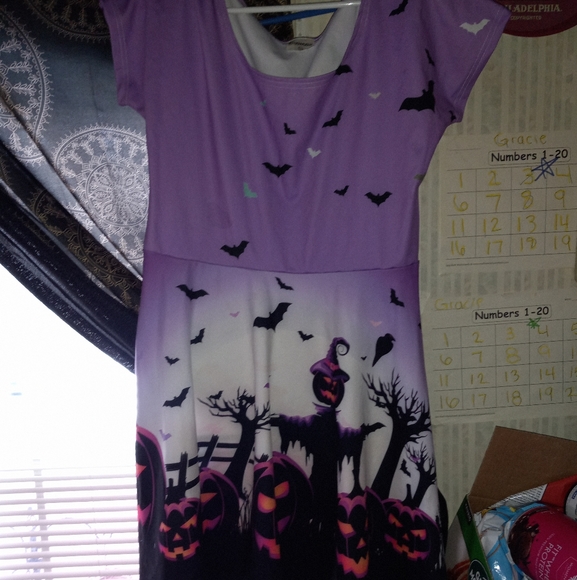 Women's Cow Cow Halloween Dress - Picture 1 of 5